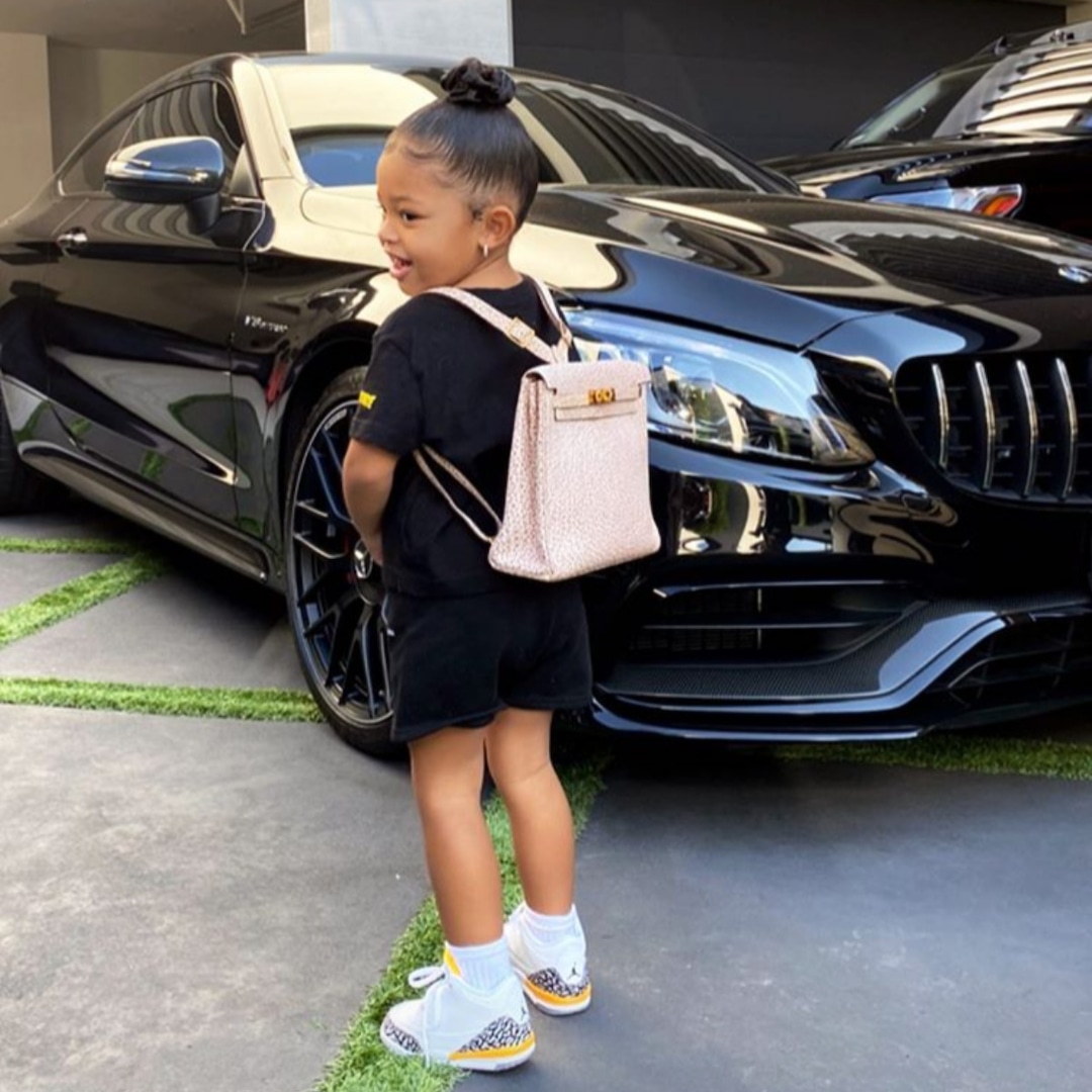 Kylie Jenner's First Day of School Outfit for Stormi Webster Will Grab Any Teacher's Attention - E! NEWS